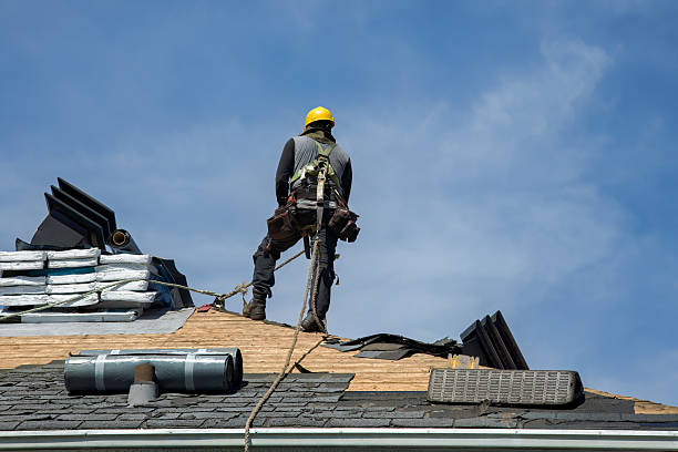 Professional Metal Roofing technician working in Wingate, IN